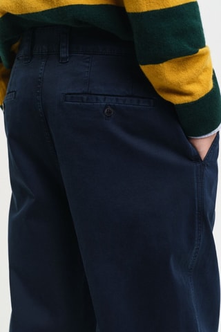 Pantalón chino relaxed - Azul marino