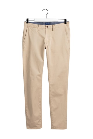 Pantalón chino slim fit - Beige