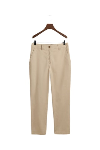 Pantalón chino slim fit de algodón orgánico - Beige