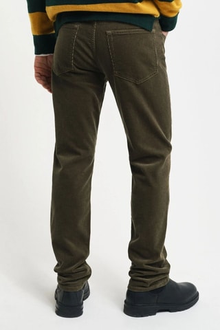 Pantalón regular fit - Verde oliva