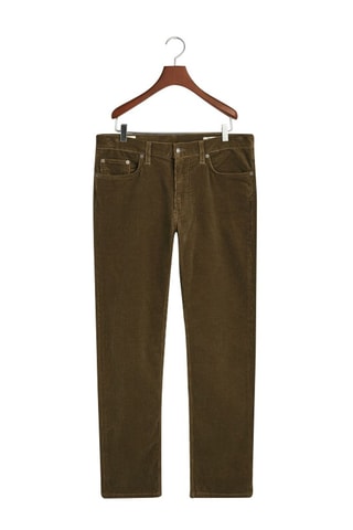 Pantalón regular fit - Verde oliva