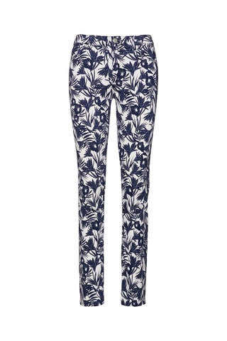 Vaquero slim fit - Blanco y azul oscuro