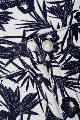 Vaquero slim fit - Blanco y azul oscuro