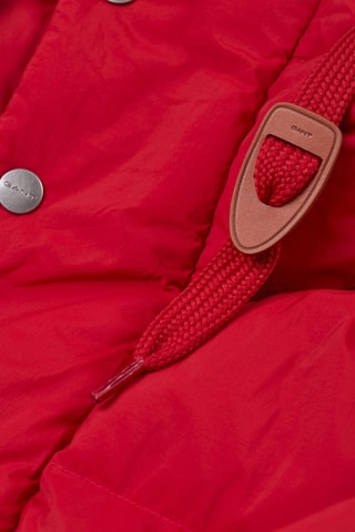 Anorak relaxed con capucha - Rojo