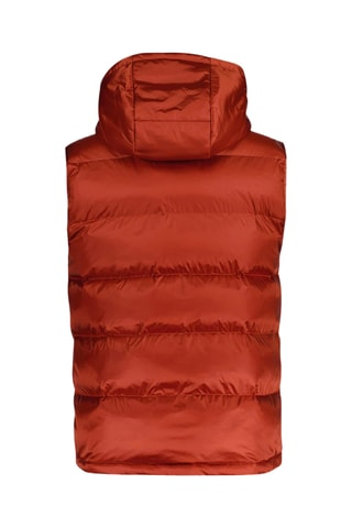Chaleco regular fit con capucha - Rojo