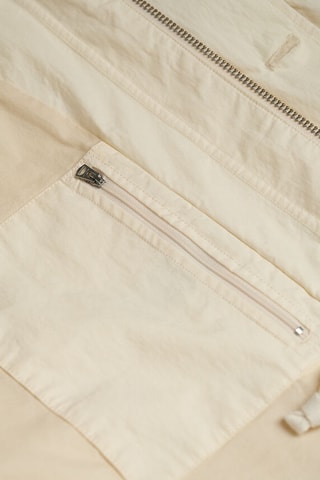 Parka relaxed con capucha - Crema