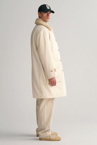Abrigo de algodón orgánico - Beige
