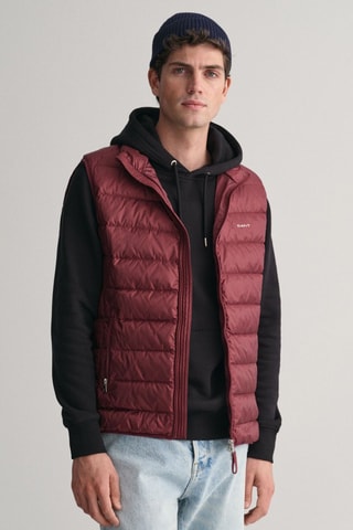 Chaleco regular fit - Burdeos