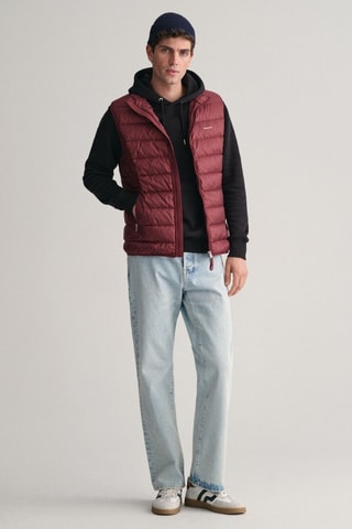 Chaleco regular fit - Burdeos