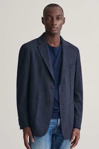 Chaqueta slim fit - Azul marino