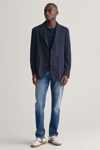 Chaqueta slim fit - Azul marino