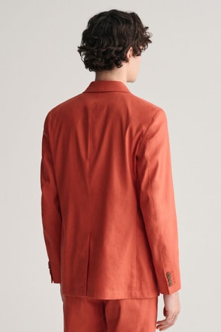 Chaqueta de lino - Naranja