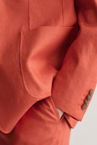 Chaqueta de lino - Naranja