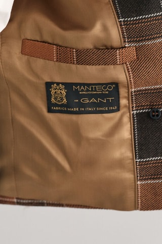 Chaqueta de lana - Marrón y marrón oscuro