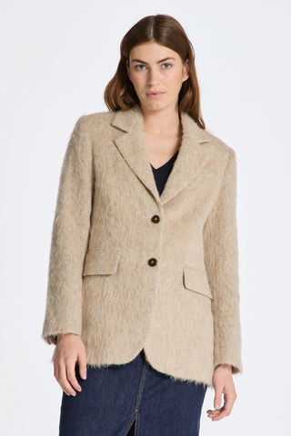 Chaqueta regular fit - Beige