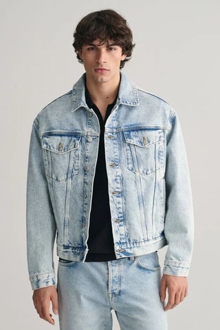 Chaqueta relaxed - Azul claro