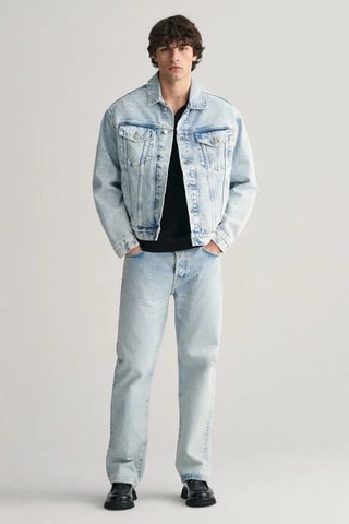 Chaqueta relaxed - Azul claro