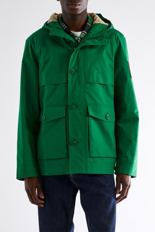 Chaqueta con capucha - Verde