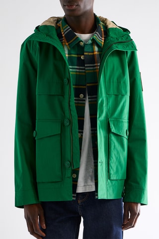 Chaqueta con capucha - Verde