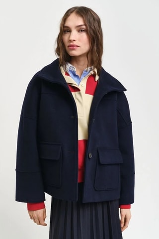 Chaqueta de lana y cachemir - Negro