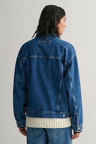 Chaqueta relaxed - Azul denim