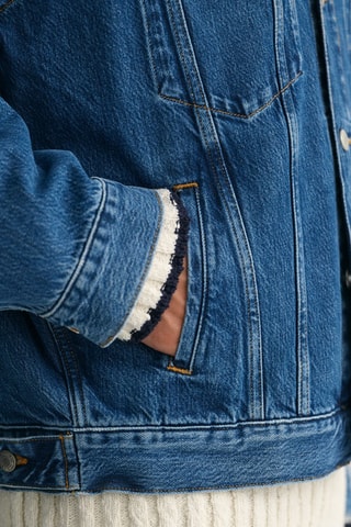 Chaqueta relaxed - Azul denim