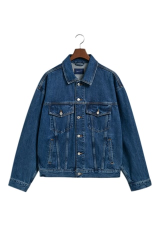 Chaqueta relaxed - Azul denim
