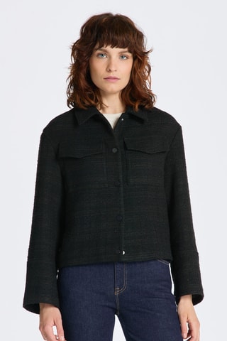 Chaqueta regular fit - Negro