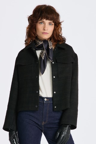 Chaqueta regular fit - Negro