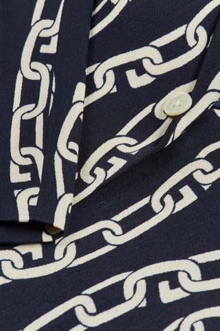 Camisa relaxed - Azul marino