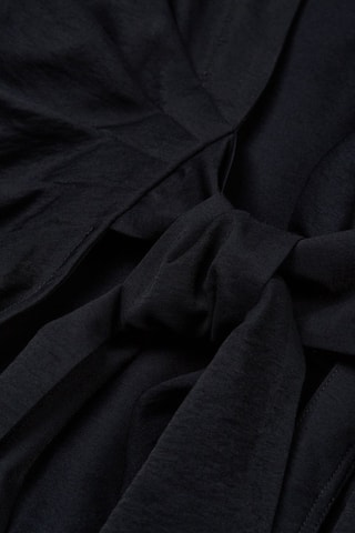 Vestido cruzado slim fit - Negro
