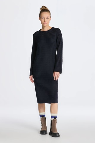 Vestido recto regular fit - Azul marino