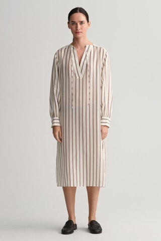 Vestido recto - Blanco