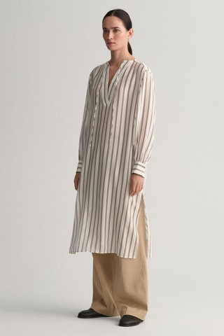 Vestido recto - Blanco