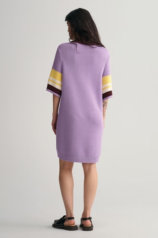 Vestido polo oversize - Lila