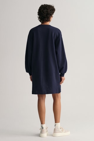 Vestido sudadera oversize - Azul marino