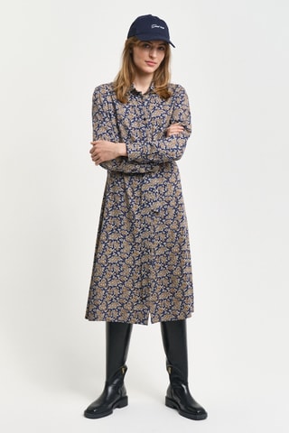 Vestido camisero - Azul marino