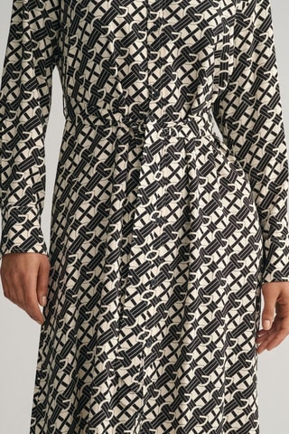 Vestido camisero relaxed - Negro