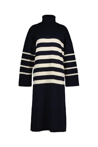Vestido jersey relaxed - Azul marino