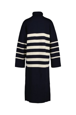 Vestido jersey relaxed - Azul marino