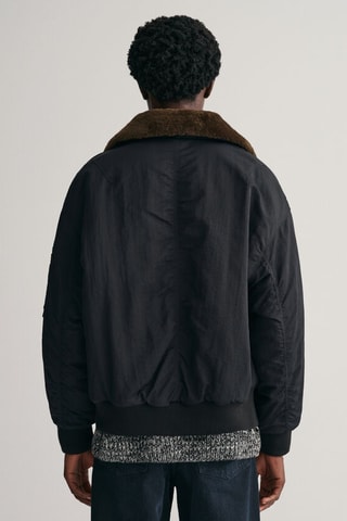 Cazadora oversize - Negro