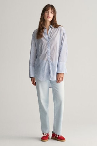 Camisa - Celeste y blanco