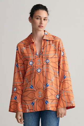 Camisa regular fit - Naranja