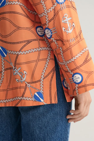 Camisa regular fit - Naranja