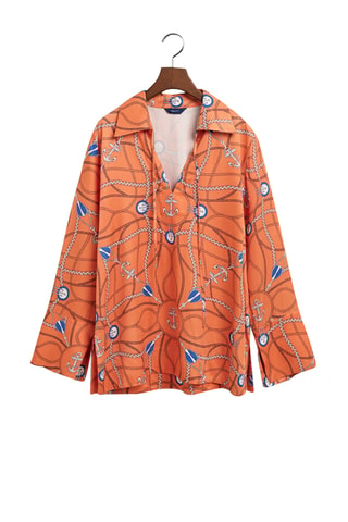 Camisa regular fit - Naranja