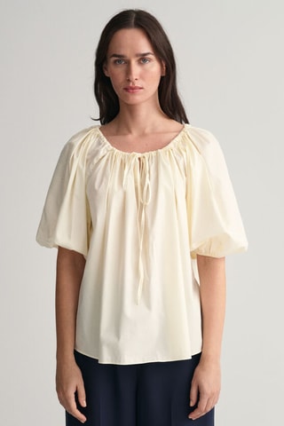 Blusa relaxed - Crema