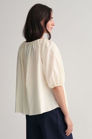 Blusa relaxed - Crema