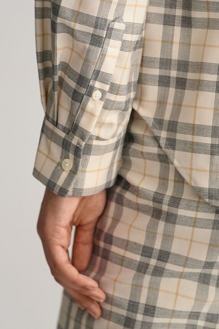 Camisa slim fit de lana - Beige