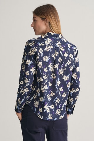 Camisa regular fit - Azul marino
