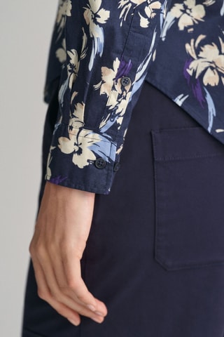 Camisa regular fit - Azul marino